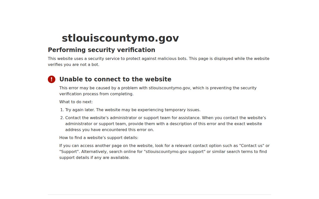 Ballwin previous-resident deed-copy request from St. Louis County Recorder